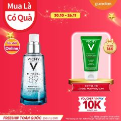 Dưỡng Chất Cô Đặc Giàu Khoáng Chất, Giúp Da Sáng Mịn, Căng Mướt Vichy Mineral 89 Skin Fortifying Daily Booster 50ml