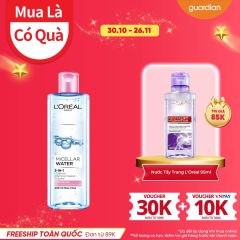 Nước Tẩy Trang Dưỡng Ẩm Cho Da Thường, Khô L'Oreal Paris Micellar Water 3-In-1 Moisturizing Even For Sensitive Skin 400Ml