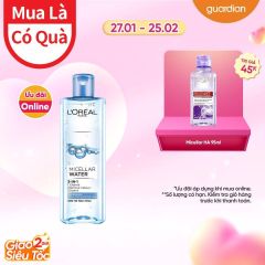 Nước Tẩy Trang L'Oréal Paris 3 In 1 Micellar Water Làm Tươi Mát Da 400Ml