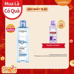 Nước Tẩy Trang L'Oréal Paris 3 In 1 Micellar Water Làm Tươi Mát Da 400Ml