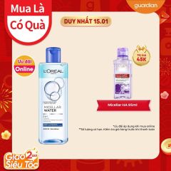 Nước Tẩy Trang 3 In 1 Micellar Làm Sạch Sâu L'Oréal Paris 400Ml