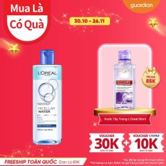 Nước Tẩy Trang 3 In 1 Micellar Làm Sạch Sâu L'Oréal Paris 400Ml