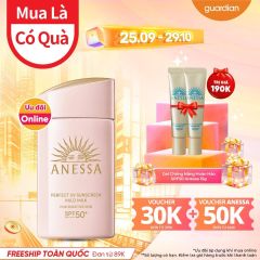 Sữa Chống Nắng Dịu Nhẹ Dành Cho Da Nhạy Cảm & Trẻ Em Anessa Perfect Uv Sunscreen Mild Milk Spf50+ Pa++++ 60Ml