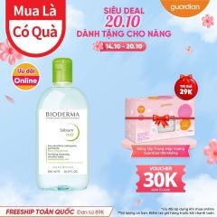 Nước Tẩy Trang Bioderma Dành Cho Da Hỗn Hợp, Da Dầu & Da Mụn Sébium H2O 500Ml