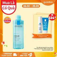 Nước Tẩy Trang Sạch Sâu, Kiểm Soát Nhờn Cho Da Dầu La Roche-Posay Effaclar Micellar Water Ultra Oily Skin 400ml