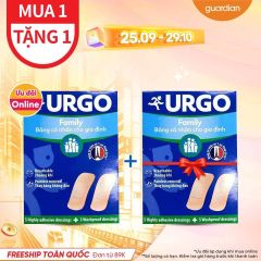 Băng Cá Nhân Dạng Gói Family Dành Cho Gia Đình Urgo 10 Miếng