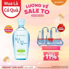 Nước Tẩy Trang Sạch Thoáng Senka All Clear Water Fresh 230Ml