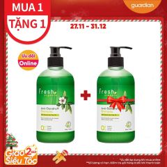 dau-goi-giam-gau-fresh-tea-tree-anti-dandruff-shampoo-organic-chiet-xuat-tu-tram-tra-500g