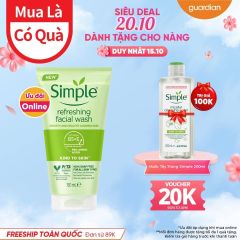 Sữa Rửa Mặt Simple 150Ml