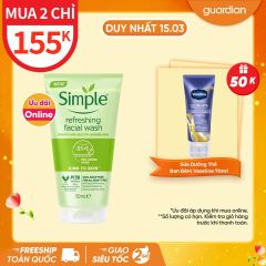 Sữa Rửa Mặt Simple 150Ml