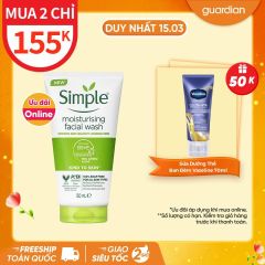 Sữa Rửa Mặt Simple 150Ml