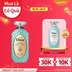 Dầu Gội Sạch dầu & Tươi Mát Da Đầu Moist Diane Extra Fresh & Hydrate 450ml