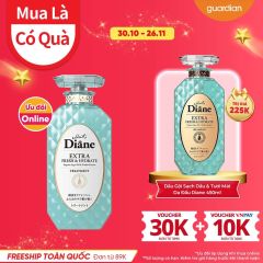 Dầu Xả Sạch dầu & Tươi Mát Da Đầu Moist Diane Extra Fresh & Hydrate 450ml