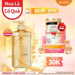 Dầu Gội Giúp Phục Hồi, Giảm Xơ Rối, Giúp Giảm Rụng Tóc Tsubaki Premium Repair 490Ml