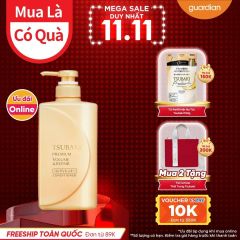 Dầu Xả Giúp Phục Hồi, Giảm Xơ Rối, Giảm Rụng Tóc Tsubaki Premium Repair 490ml