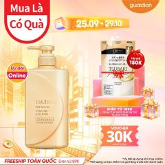 Dầu Xả Giúp Phục Hồi, Giảm Xơ Rối, Giảm Rụng Tóc Tsubaki Premium Repair 490ml