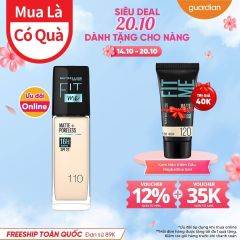 Kem Nền Mịn Nhẹ Kiềm Dầu Maybelline Fit Me Spf22 #110 Porcelain 30Ml