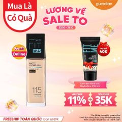 Kem Nền Mịn Nhẹ Kiềm Dầu Maybelline Fit Me Spf22 #115 Ivory 30Ml