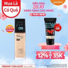 Kem Nền Mịn Nhẹ Kiềm Dầu Maybelline Fit Me Spf22 #115 Ivory 30Ml