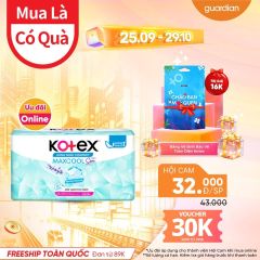 Băng Vệ Sinh Hàng Ngày Kotex Compact Maxcool French Spa 15Cm 40 Miếng 