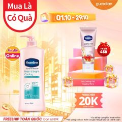 Sữa Dưỡng Thể Dịu Mát Hỗ Trợ Sáng Da Vaseline Fresh & Bright Cooling 350Ml