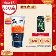 Sữa Rửa Mặt Sạch Da Ngừa Mụn X-Men Go Anti-Acne 100Gr