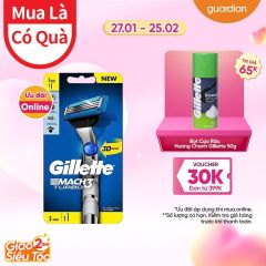 Dao CạO Mach3 Turbo 3D Gillette