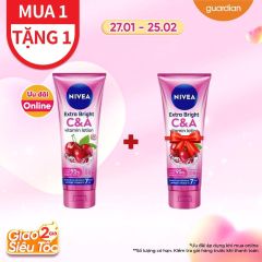 Sữa Dưỡng Thể Dưỡng Sáng Da Nivea Extra White C&A Vitamin Lotion Da Đều Màu Hơn Sau 7 Ngày 180ml