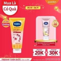 Sữa Dưỡng Thể Giúp Hỗ Trợ Sáng Da Chống Nắng Vaseline Healthy Bright Bảo Vệ Da Hàng Ngày Daily Protection & Brightening Serum Spf50+ Pa++++ 300Ml