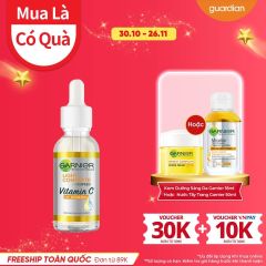 Tinh Chất Tăng Cường Hỗ Trợ Sáng Da Mờ Thâm Light Complete 30X Vitamin C Booster Serum Garnier 30Ml