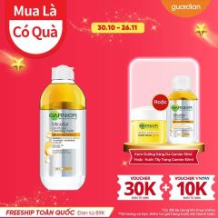 Nước Tẩy Trang Cho Da Khô Và Trang Điểm Lâu Trôi Micellar Water Oil Infused Garnier 400Ml