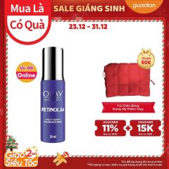 Tinh Chất Dưỡng Ban Đêm Hỗ Trợ Tái Tạo Da Regenerist Retinol 24 Night Serum Fragrance-Free Olay 30Ml