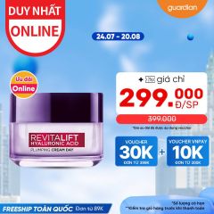 Kem Dưỡng Ban Ngày Cấp Ẩm Giảm Nhăn Revitalift Hyaluronic Acid Plumping Cream Day L'Oréal 50Ml