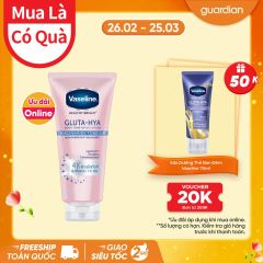 Sữa Dưỡng Thể Giúp Hỗ Trợ Sáng Da Vaseline Nâng Tông  Gấp 4 Lần Gluta-Hya Niacinamide Tone-Up 300Ml