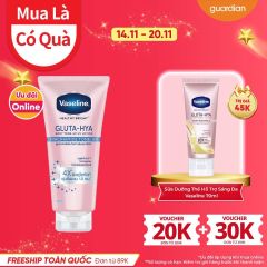 Sữa Dưỡng Thể Giúp Hỗ Trợ Sáng Da Vaseline Nâng Tông  Gấp 4 Lần Gluta-Hya Niacinamide Tone-Up 300Ml