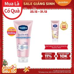 Sữa Dưỡng Thể Giúp Hỗ Trợ Sáng Da Vaseline Nâng Tông  Gấp 4 Lần Gluta-Hya Niacinamide Tone-Up 300Ml