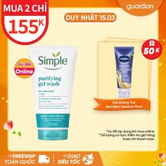 Sữa Rửa Mặt Simple 150Ml