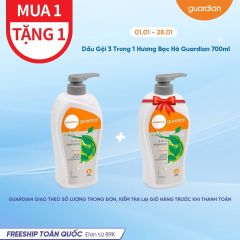 Dầu Gội 3 Trong 1 Hương Bạc Hà Guardian 700Ml