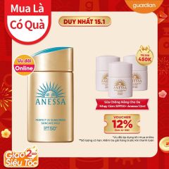 Sữa Chống Nắng Dưỡng Da Kiềm Dầu Bảo Vệ Hoàn Hảo Anessa Perfect Uv Sunscreen Skincare Milk Spf50+ Pa++++ 60Ml