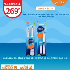 Bàn Chải Đánh Răng Điện Guardian Maxpower Plus Toothbrush Kèm Đầu Thay