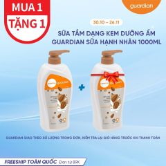 Sữa Tắm Dạng Kem Dưỡng Ẩm Guardian Essential Almond Milk Moisturising Shower Cream Sữa Hạnh Nhân 1000Ml