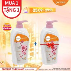 Sữa Tắm Dạng Kem Dưỡng Ẩm Guardian Essential Rose Moisturising Shower Cream Chiết Xuất Hoa Hồng 1000Ml