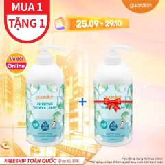 Sữa Tắm Dạng Kem Guardian Sentitive Shower Cream Dành Cho Da Nhạy Cảm 1000Ml