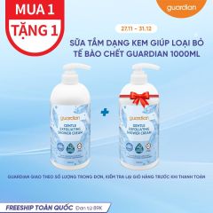 Sữa Tắm Dạng Kem Giúp Loại Bỏ Tế Bào Chết Guardian Gentle Exfoliating Shower Cream 1000Ml