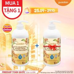 Sữa Tắm Dạng Kem Dưỡng Ẩm Guardian Ultra Nourishing Shea Butter & Freesia Shower Cream Bơ Hạt Mỡ & Hoa Lan Tiên 1000Ml