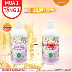 sua-tam-dang-kem-khang-khuan-guardian-antibacterial-shower-cream-ultra-nourishing-nuoi-duong-da-1000ml