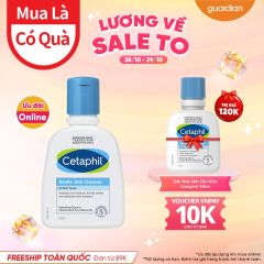 Sữa Rửa Mặt Dịu Nhẹ Gentle Skin Cleanser Cetaphil 125Ml