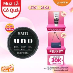 Sáp Vuốt Tóc Tạo Kiểu Định Hình Mạnh Mẽ UNO Matte Effector 80gr