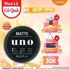 Sáp Vuốt Tóc Tạo Kiểu Định Hình Mạnh Mẽ UNO Matte Effector 80gr