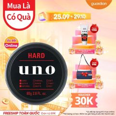 Sáp Vuốt Tóc Tạo Kiểu Giữ Nếp Tự Nhiên Uno Hybrid Hard 80Gr